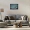Stupell Industries Dark Storm Clouds Abstract Floater Framed Canvas Wall Art Design by Lydia Orange